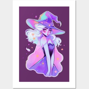 Kawaii Cute Witch Posters and Art